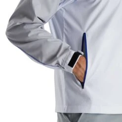 FootJoy Sport Windshirt -Golf Shop footjoy sport windshirt white grey royal detail itempicture