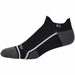 FootJoy Tech D.R.Y. Roll Tab Socks -Golf Shop footjoy tech dry roll tab socks black itempicture