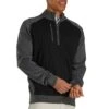 FootJoy Tech Sweater -Golf Shop footjoy tech sweater black heather charcoal front itempicture