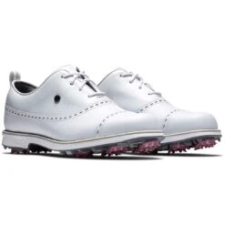 FootJoy Women's Premiere Series Cap Toe Golf Shoes White -Golf Shop footjoy womens premiere series golf shoes white cap toe pair itempicture
