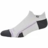 FootJoy Women's Tech D.R.Y. Roll Tab Socks -Golf Shop footjoy womens tech dry roll tab socks nimbus cloud grey itempicture