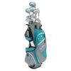 Tour Edge Women's Lady Edge Complete Set W/ Stand Bag 2 Tour Edge Women's Lady Edge Complete Set W/ Stand Bag -Golf Shop golf package sets tour edge womens lady edge complete package set turquoise stand bag itempicture