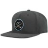 Mizuno Crossed Clubs Snapback Hat -Golf Shop mizuno crossed clubs snapback hat charcoal itempicture