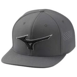 Mizuno Tour Flat Snapback Hat 11 Mizuno Tour Flat Snapback Hat -Golf Shop mizuno tour flat snapback hat charcoal itempicture