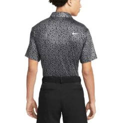 Nike Dri-FIT Tour Micro Camo Polo -Golf Shop nike dri fit tour camo polo iron grey back itempicture