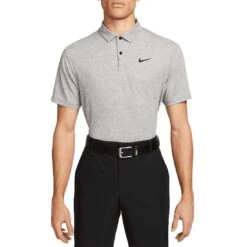 Nike Dri-FIT Tour Heather Polo -Golf Shop nike dri fit tour heather polo black itempicture