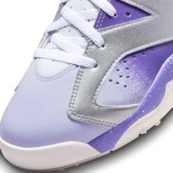 Nike Jordan Retro 6 G Golf Shoes Metallic Silver/Oxygen Purple -Golf Shop nike jordan retro 6 g nrg golf shoes metallic silver oxygen purple detil3 itempicture