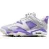 Nike Jordan Retro 6 G Golf Shoes Metallic Silver/Oxygen Purple -Golf Shop nike jordan retro 6 g nrg golf shoes metallic silver oxygen purple hero itempicture