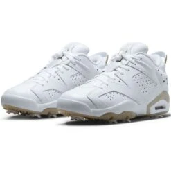 Nike Jordan Retro 6 G Golf Shoes White/Khaki -Golf Shop nike jordan retro 6 shoes white khaki dv1376 100 pair itempicture