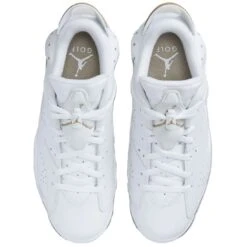 Nike Jordan Retro 6 G Golf Shoes White/Khaki -Golf Shop nike jordan retro 6 shoes white khaki dv1376 100 top itempicture