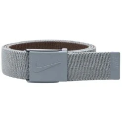 Nike Reversible Stretch Web Belt 9 Nike Reversible Stretch Web Belt -Golf Shop nike reversible stretch web belt grey itempicture