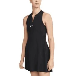 Nike Women's Dri-FIT Advantage Club Sleeveless Dress 11 Nike Women's Dri-FIT Advantage Club Sleeveless Dress -Golf Shop nike womens dri fit advantage club sleeveless dress black front itempicture