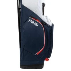 Ping Hoofer Lite Stand Bag 31 Ping Hoofer Lite Stand Bag -Golf Shop ping 2023 hoofer lite stand bag navy platinum red detail5 itempicture