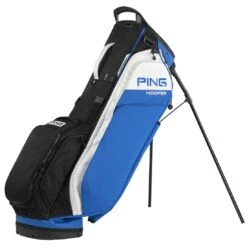 Ping Hoofer Stand Bag -Golf Shop ping 2023 hoofer stand bag royal black white itempicture