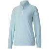 Puma Women's Cloudspun Quarter Zip Pullover 1 Puma Women's Cloudspun Quarter Zip Pullover -Golf Shop puma 2021 womens cloudspun quarter zip pullover placid blue itempicture