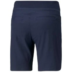 Puma Women's Bermuda Shorts -Golf Shop puma 2022 womens bermuda shorts navy blazer back itempicture