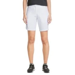 Puma Women's Bermuda Shorts -Golf Shop puma 2022 womens bermuda shorts white model itempicture