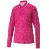 Puma Women's YOU-V Whitewater Long Sleeve Polo -Golf Shop puma 2023 womens you v whitewater long sleeve polo orchid shadow itempicture