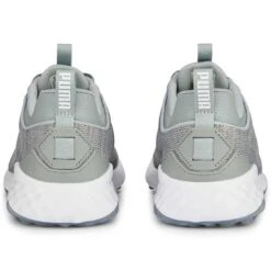 Puma Fusion Pro Golf Shoes Quarry/Silver 11 Puma Fusion Pro Golf Shoes Quarry/Silver -Golf Shop puma fusion pro golf shoes quarry silver 377041 04 heel itempicture