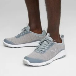 Puma Fusion Pro Golf Shoes Quarry/Silver 14 Puma Fusion Pro Golf Shoes Quarry/Silver -Golf Shop puma fusion pro golf shoes quarry silver 377041 04 mod1 itempicture