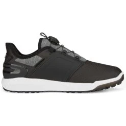 Puma Ignite Elevate Disc Golf Shoes Black/Silver -Golf Shop puma ignite elevate disc golf shoes black silver 376080 02 profile2 itempicture