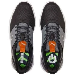 Puma Ignite Elevate Golf Shoes Black/Quiet Shade/Gum -Golf Shop puma ignite elevate golf shoes black quiet shade gum 376077 07 top itempicture