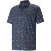 Puma MATTR Lagoon Polo -Golf Shop puma mattr lagoon polo navy blazer front itempicture