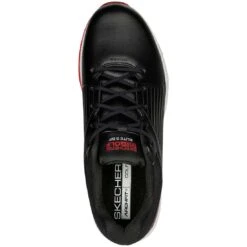 Skechers GO GOLF Elite 5 GF Golf Shoes Black/Red -Golf Shop skechers go golf elite 5 golf shoes black red 214065 bkrd top itempicture