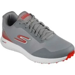 Skechers GO GOLF Max 2 Golf Shoes Grey/Red -Golf Shop skechers go golf max 2 golf shoes grey red toe itempicture