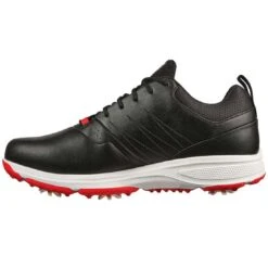 Skechers GO GOLF Torque Pro Golf Shoes Black/Red -Golf Shop skechers go golf torque pro golf shoes black red side