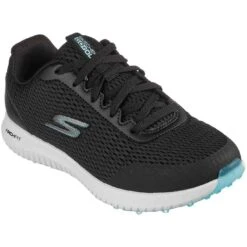 Skechers Women's GO GOLF Max Fairway 3 Golf Shoes Black/Turquoise 9 Skechers Women's GO GOLF Max Fairway 3 Golf Shoes Black/Turquoise -Golf Shop skechers womens go golf max fairway 3 golf shoes black turquoise front itempicture