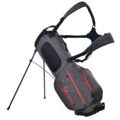 Srixon Ultra Light Stand Bag -Golf Shop srixon 2021 ultra light stand bag grey orange back