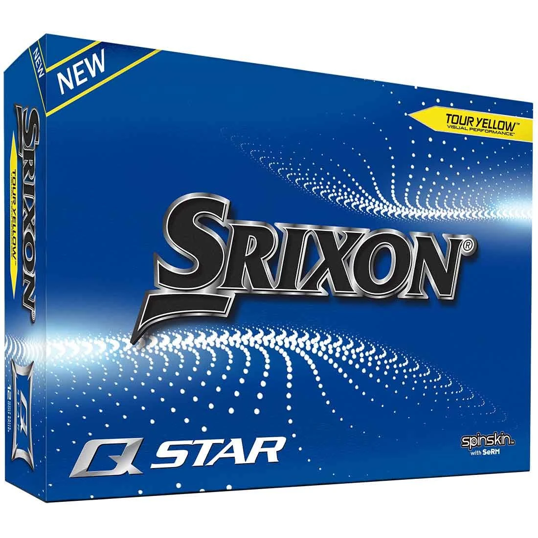 Srixon Q-Star 6 Yellow Golf Balls 3 Srixon Q-Star 6 Yellow Golf Balls