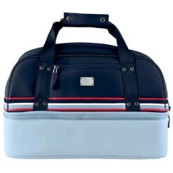 Sun Mountain Mid-Stripe Boston Bag -Golf Shop sun mountain 2023 mid stripe boston bag frost navy red itempicture