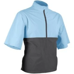 Sun Mountain Monsoon Short Sleeve Rain Pullover -Golf Shop sun mountain 2023 monsoon ss rain pullover glacier steel itempicture