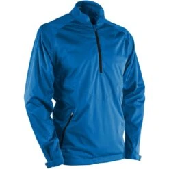 Sun Mountain Rainflex Elite Long Sleeve Rain Pullover -Golf Shop sun mountain 2023 rainflex elite ls rain pullover royal itempicture