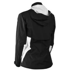 Sun Mountain Women's Stratus Rain Jacket -Golf Shop sun mountain 2023 womens stratus rain jacket black white back itempicture