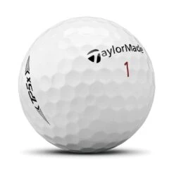TaylorMade TP5x White Golf Balls -Golf Shop taylormade 2021 tp5x white golf balls sidestamp itempicture