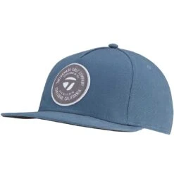 TaylorMade 5 Panel Flat Bill Hat -Golf Shop taylormade 2023 5 panel flat bill hat blue itempicture