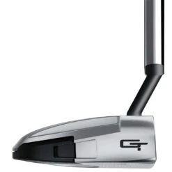 TaylorMade Spider GT Rollback Silver/Black Putter -Golf Shop taylormade spider gt rollback silver black small slant putter toe itempicture