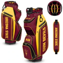 Team Effort NCAA Bucket III Cooler Cart Bag -Golf Shop team effort ncaa bucket 3 cooler cart bag arizona state sun devils itempicture