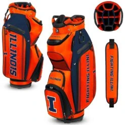 Team Effort NCAA Bucket III Cooler Cart Bag -Golf Shop team effort ncaa bucket 3 cooler cart bag illinois fighting illini itempicture