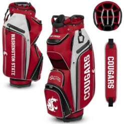 Team Effort NCAA Bucket III Cooler Cart Bag -Golf Shop team effort ncaa bucket 3 cooler cart bag washington state cougars itempicture