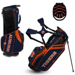 Team Effort NCAA Caddie Carry Hybrid Bag -Golf Shop team effort ncaa caddie carry hybrid bag auburn tigers itempicture