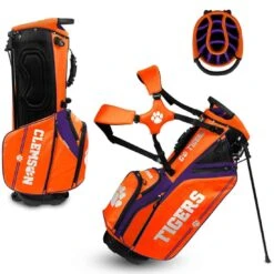 Team Effort NCAA Caddie Carry Hybrid Bag -Golf Shop team effort ncaa caddie carry hybrid bag clemson tigers itempicture
