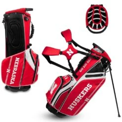 Team Effort NCAA Caddie Carry Hybrid Bag -Golf Shop team effort ncaa caddie carry hybrid bag nebraska cornhuskers itempicture