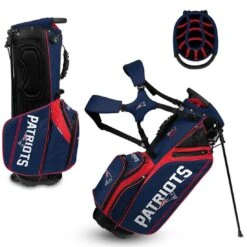 Team Effort NFL Caddie Carry Hybrid Bag -Golf Shop team effort nfl caddie carry hybrid bag new england patriots itempicture