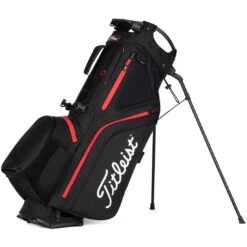 Titleist Hybrid 5 Stand Bag -Golf Shop titleist 2023 hybrid 5 stand bag black black red hero itempicture