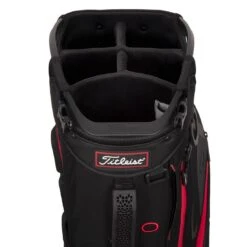 Titleist Hybrid 5 Stand Bag -Golf Shop titleist 2023 hybrid 5 stand bag black black red top itempicture