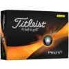 Titleist Pro V1 Yellow Golf Balls 1 Titleist Pro V1 Yellow Golf Balls -Golf Shop titleist 2023 pro v1 yellow golf balls lid itempicture